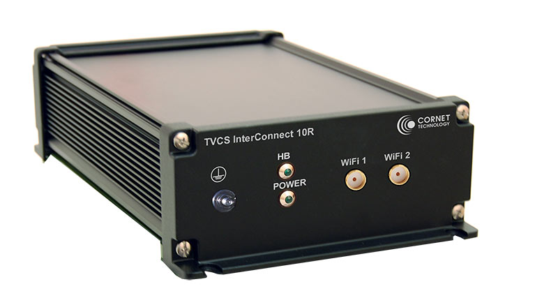 TVCS InterConnect 10R front side view-military radio communication/conferencing switch and VoIP radio gateway